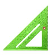 Carpentry Triangle – Professional Steel 45°/90° Right Angle Checker, 12" Hypotenuse | Anodized Edges, Precision Ground, Hanging Hole | UAE Woodworker Framing Layout Essential Tool